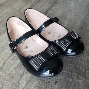 Olive & Edie Size 10 Toddler Black Patent Flats